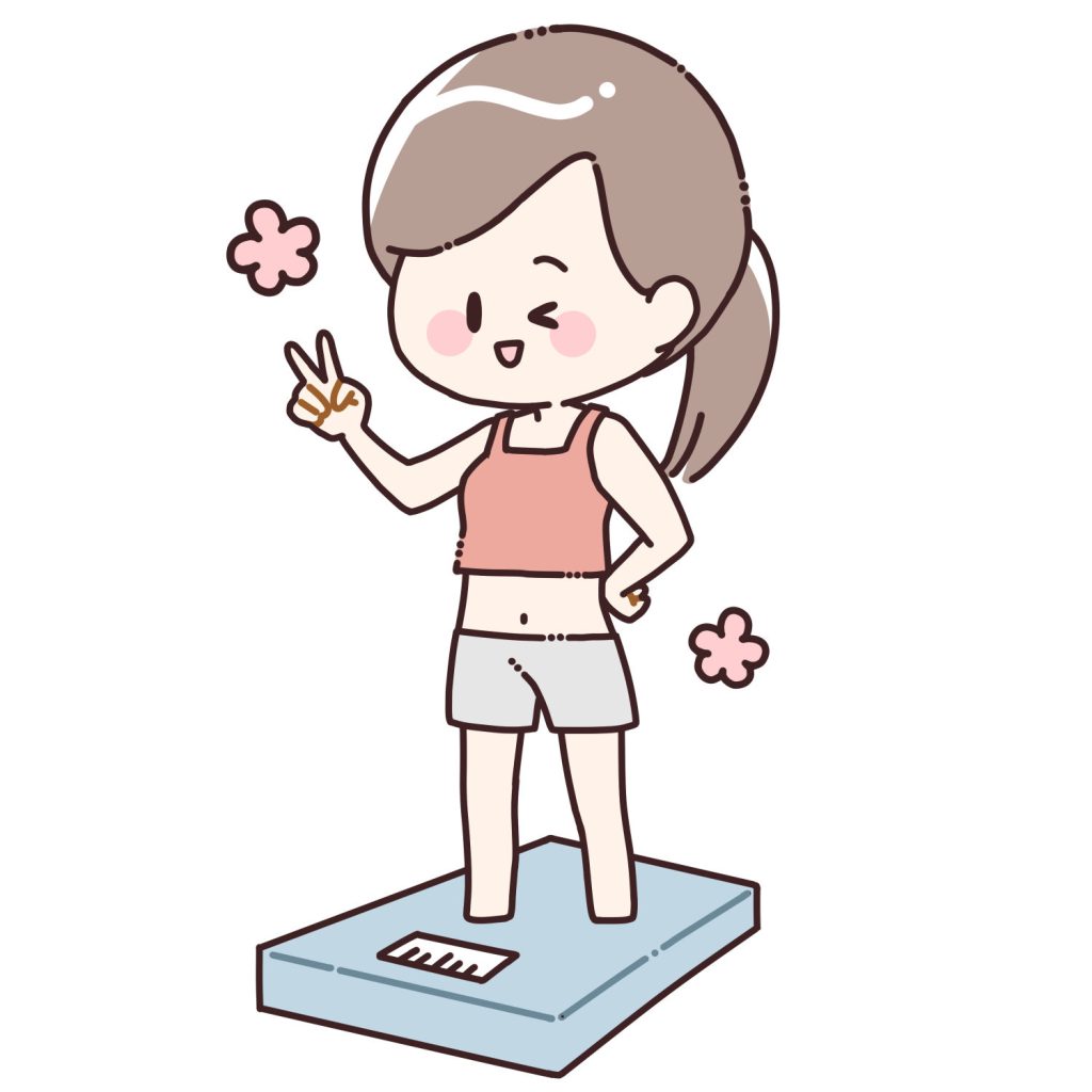 ダイエット成功した女性