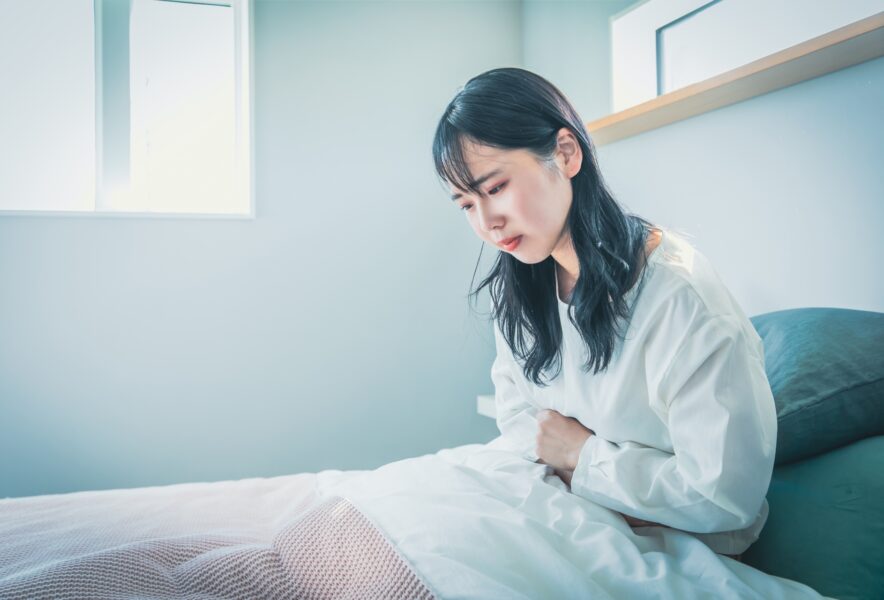 消化機能が低下した様子