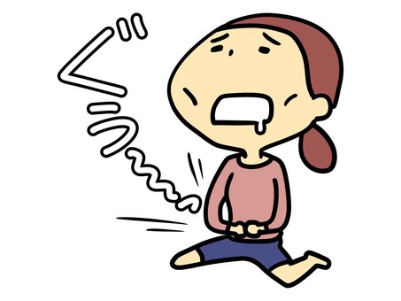 空腹の女性