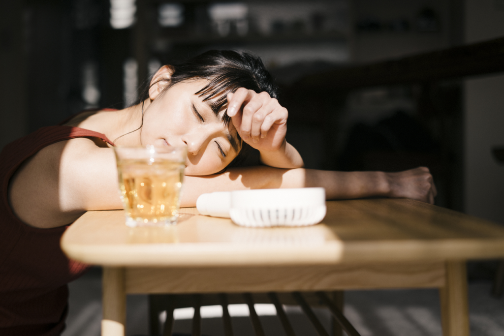 夏バテしている