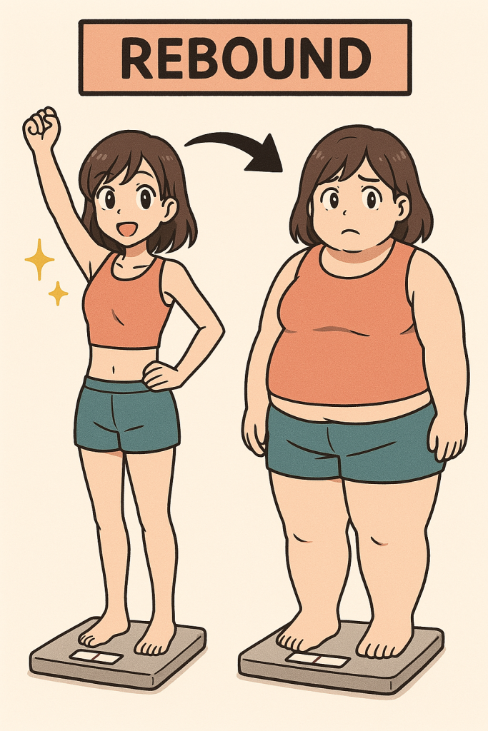 リバウンド女性